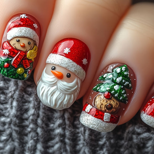 Festive Themed Nail Art Set Bowlift