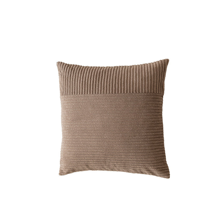 Ribbed Texture Decorative Pillow