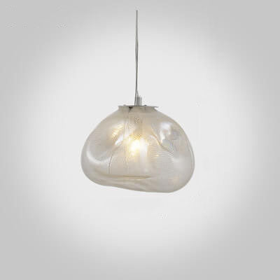 BowLift | CloudNova Glass Pendant Light | Modern Design | Unique Cloud Look | Ambient Lighting
