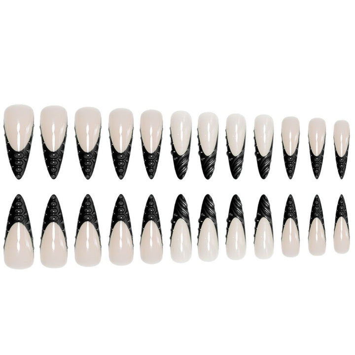 Glamorous Stiletto Nail Extensions Bowlift