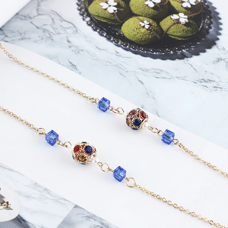Elegant Beaded Jewelry Chain Bowlift