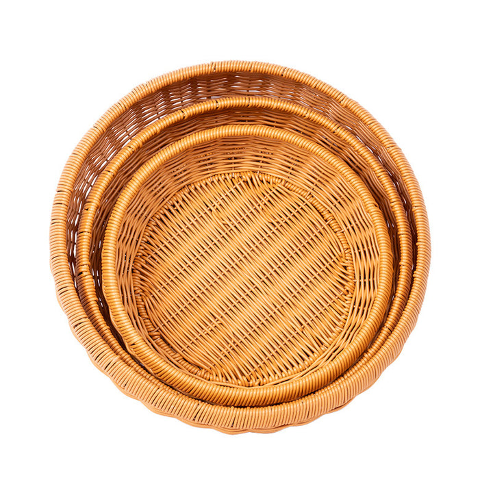 Artisan Woven Decorative Basket Bowlift