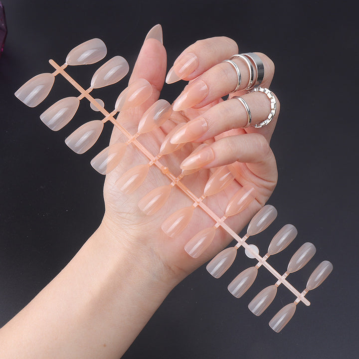 Stiletto Press-On Nails with Glossy Finish Bowlift