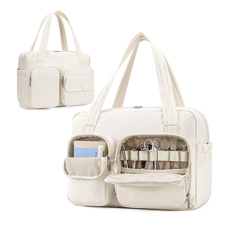 Multifunctional everyday bag with external compartments Bowlift