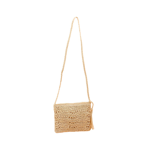 Handcrafted Crossbody Bag Made of Natural Material Bowlift