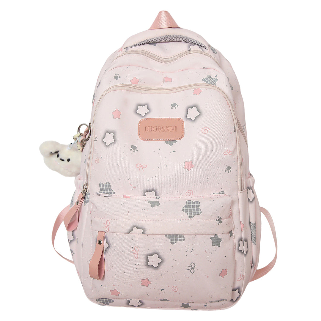 Cute Floral Patterned Backpack Bowlift