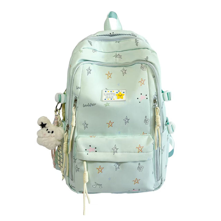 Star-Patterned Multi-Function Backpack Bowlift
