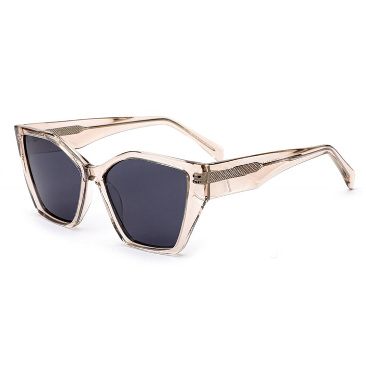 Women's sunglasses in a modern, asymmetric design with polarized lenses Bowlift