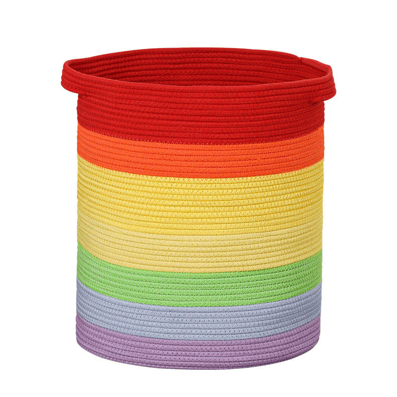 Women's storage basket with modern striped design Bowlift