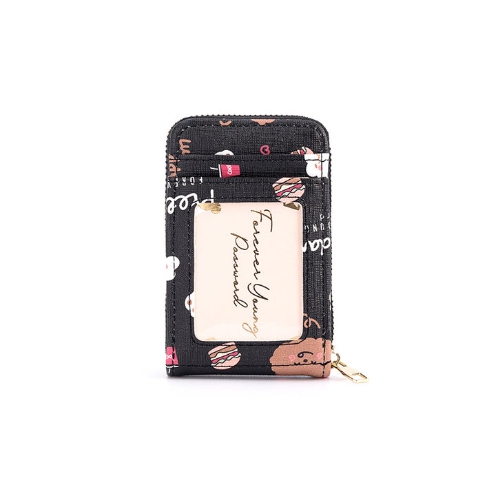 Cute Cartoon Print Card Holder