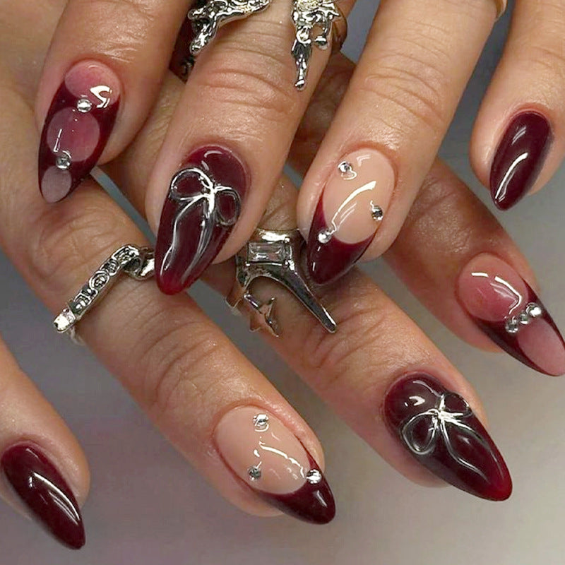 Premium Elegant Press-On Nails Bowlift
