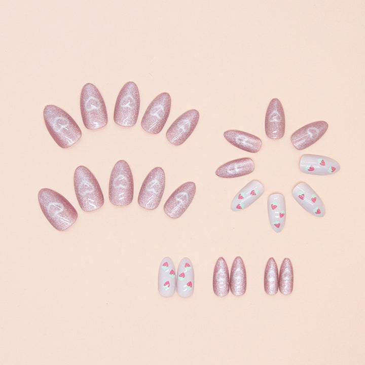 Strawberry Floral Nail Art Set Bowlift