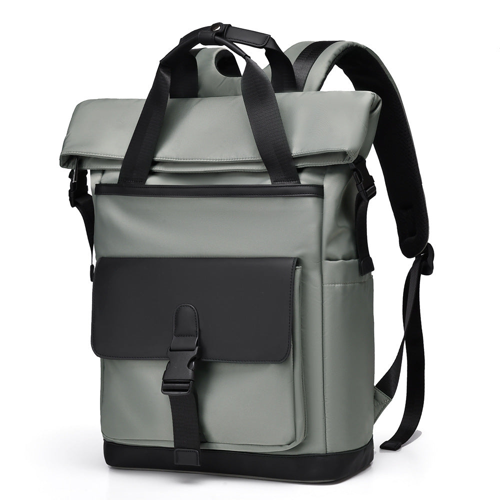 Modern Roll-Top Waterproof Backpack Bowlift