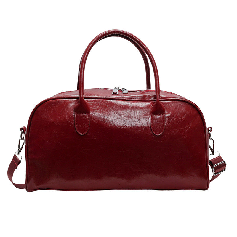 Elegant Weekend Bag in Vintage Style Bowlift