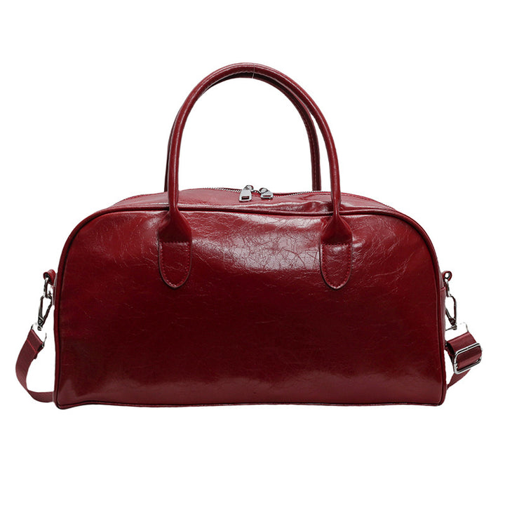 Elegant Weekend Bag in Vintage Style Bowlift