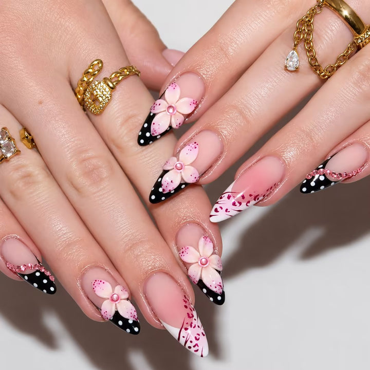 Premium Nail Stickers with Floral Patterns Bowlift