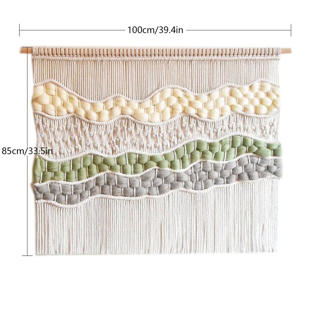 Woven Macrame Wall Tapestry Bowlift