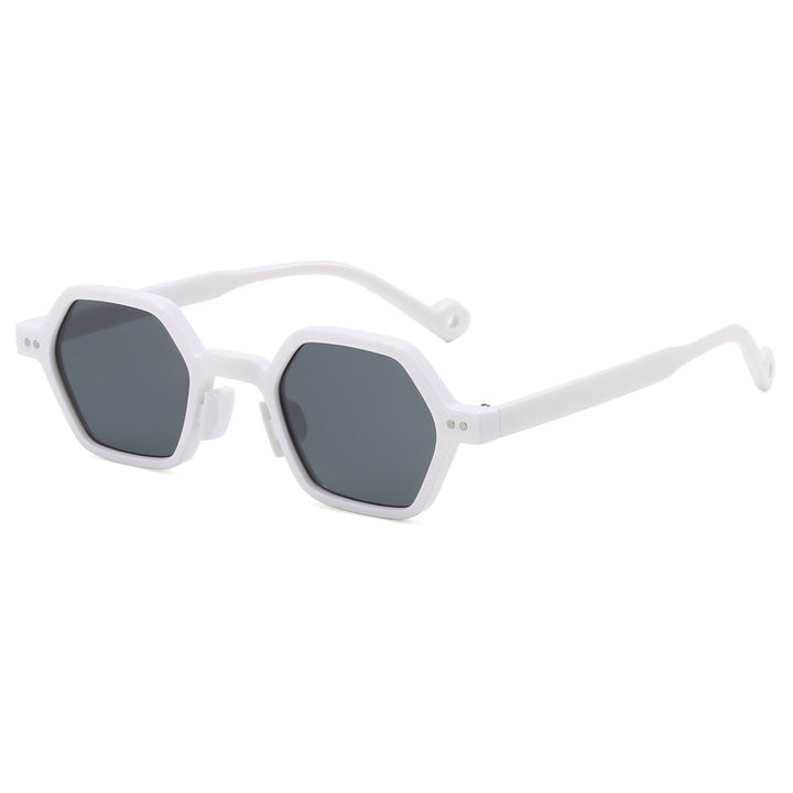 Women's Geometric Sunglasses in Modern Hexagon Design Bowlift