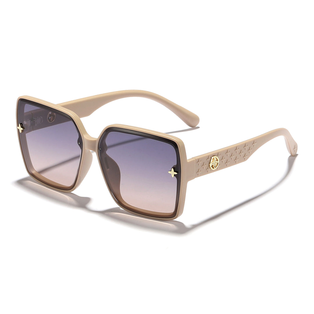 Women oversized square sunglasses with elegant design Bowlift