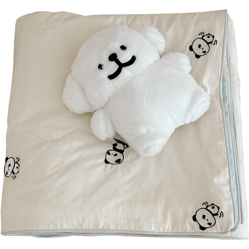 Unisex Cozy Blanket with Cute Panda Design Bowlift