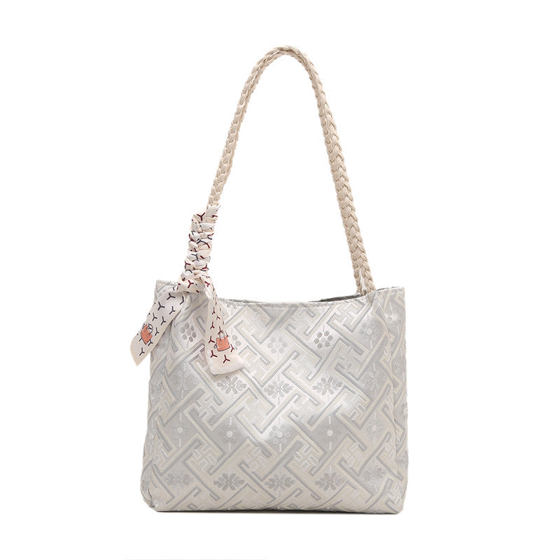 Elegant Patterned Tote Bag Bowlift