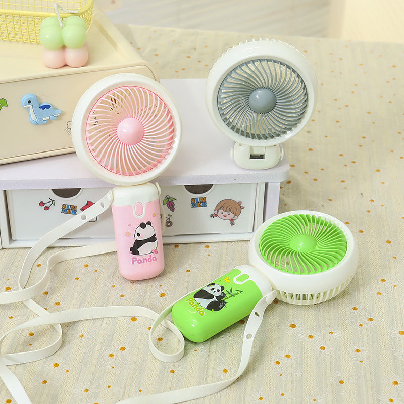 Portable USB Hand Fan with Cute Panda Design Bowlift