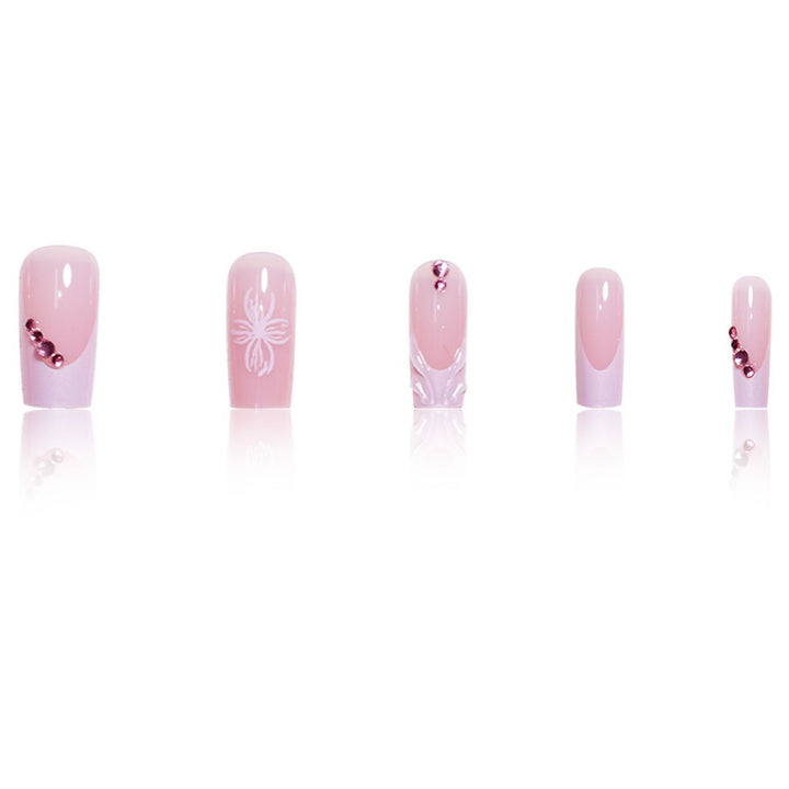 Decorative Floral Press-On Nails Bowlift 1787913767