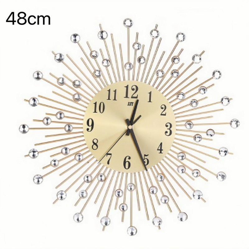 Decorative Sunburst Wall Clock Bowlift