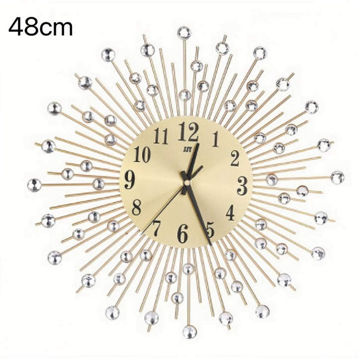 Decorative Sunburst Wall Clock Bowlift