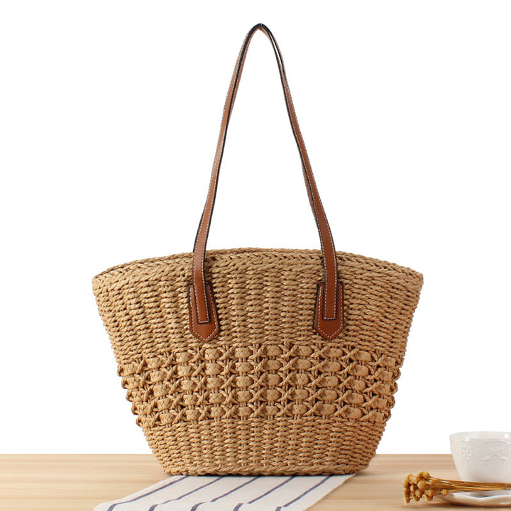 Handbag with Braided Design Bowlift