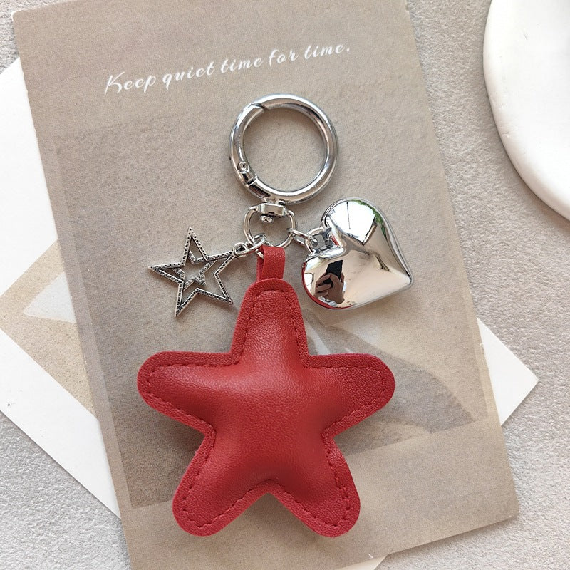 Keychain with star and heart design Bowlift