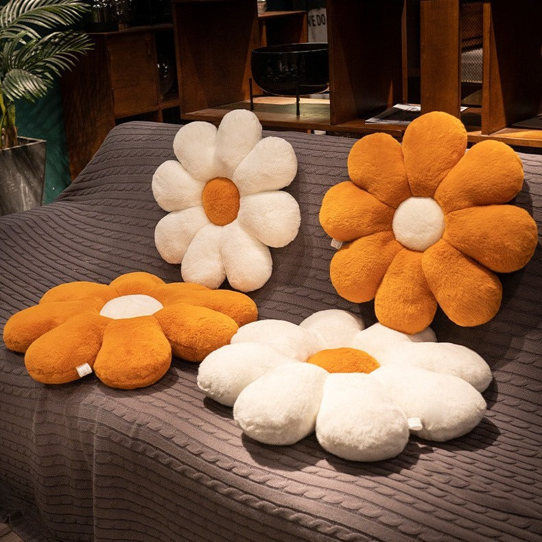 Plush seat cushion in flower shape Bowlift