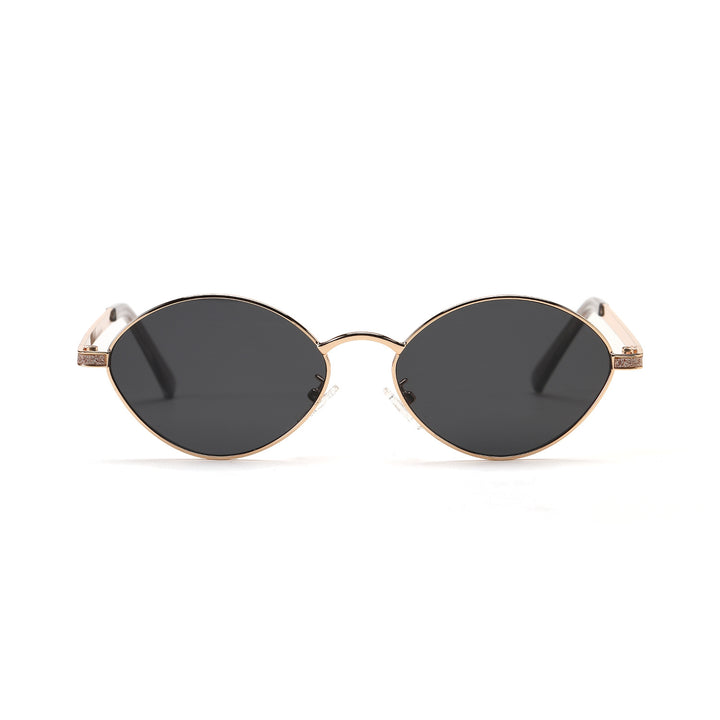 Women's fashionable round sunglasses with luxurious accents Bowlift