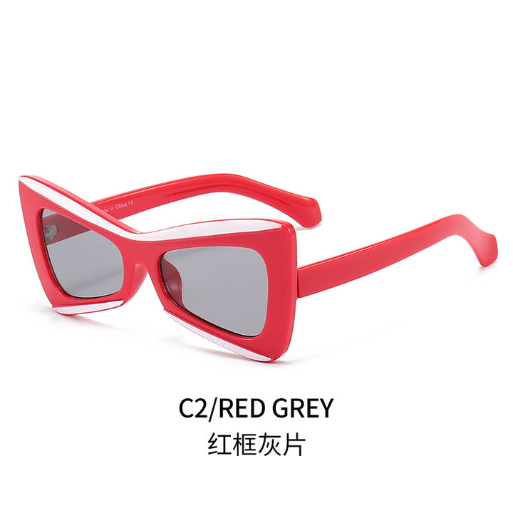 Women's Fashion Cat-Eye Sunglasses with Wide Frame Bowlift