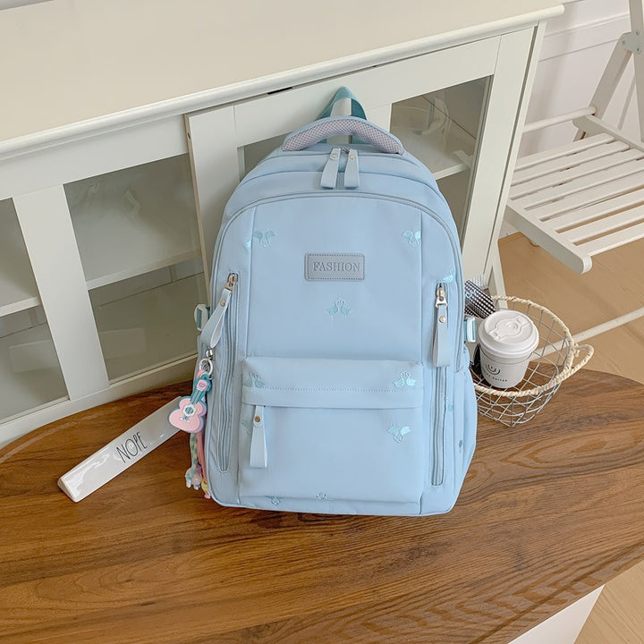 Multi-Functional Backpack with Bunny Accents