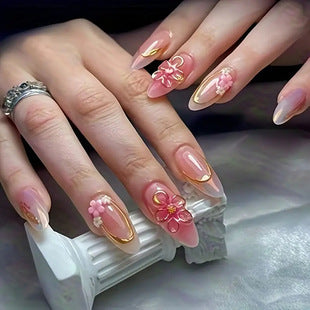 Elegant Gel Nail Art Extensions Bowlift