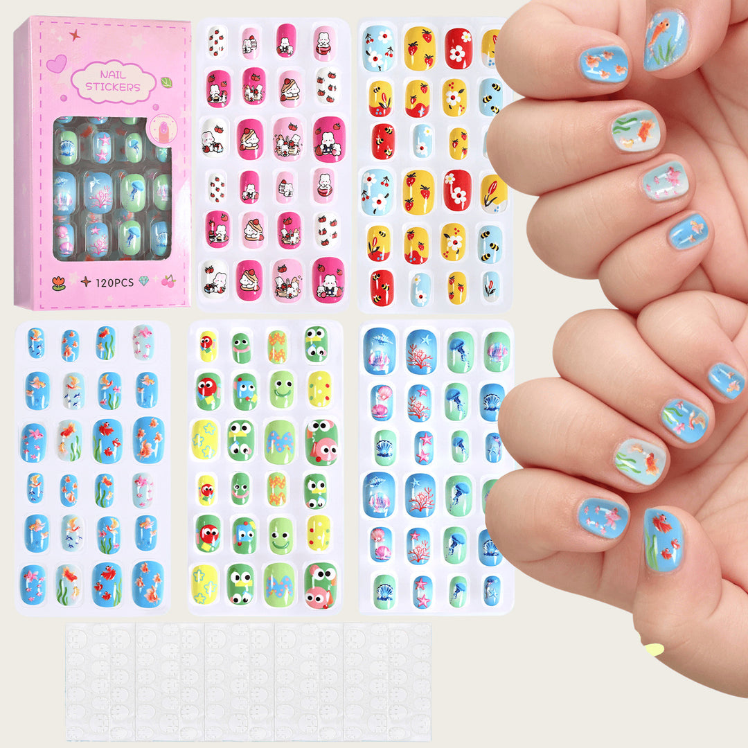 Decorative Cartoon-Themed Nail Sticker Collection Bowlift