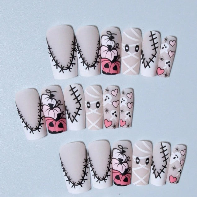 Halloween-Themed Nail Art Design Bowlift