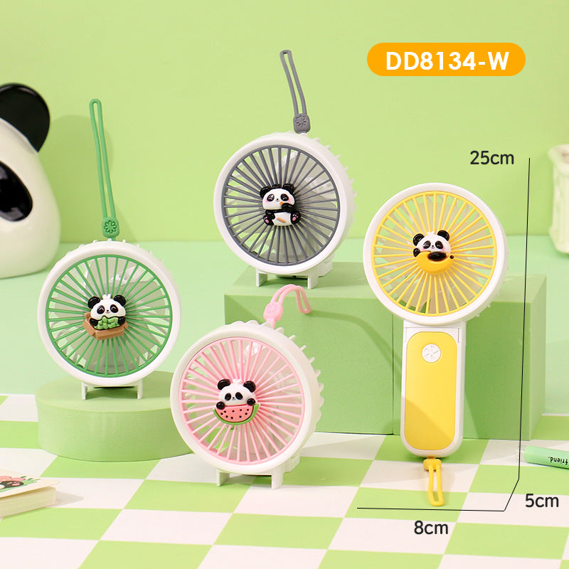 Unisex Cute Animal-Shaped Handheld Fan Bowlift