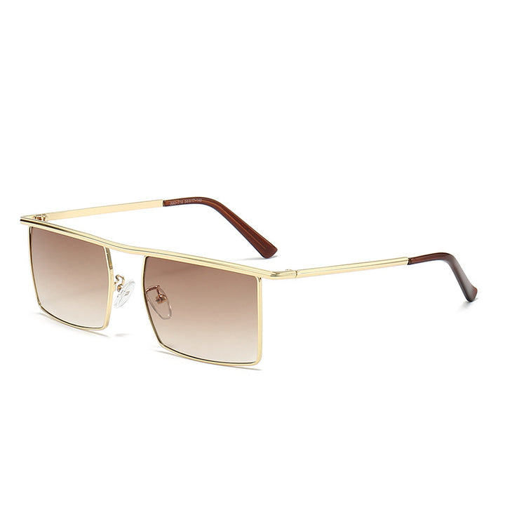 Women's fashionable sunglasses with intricate, rectangular frame Bowlift