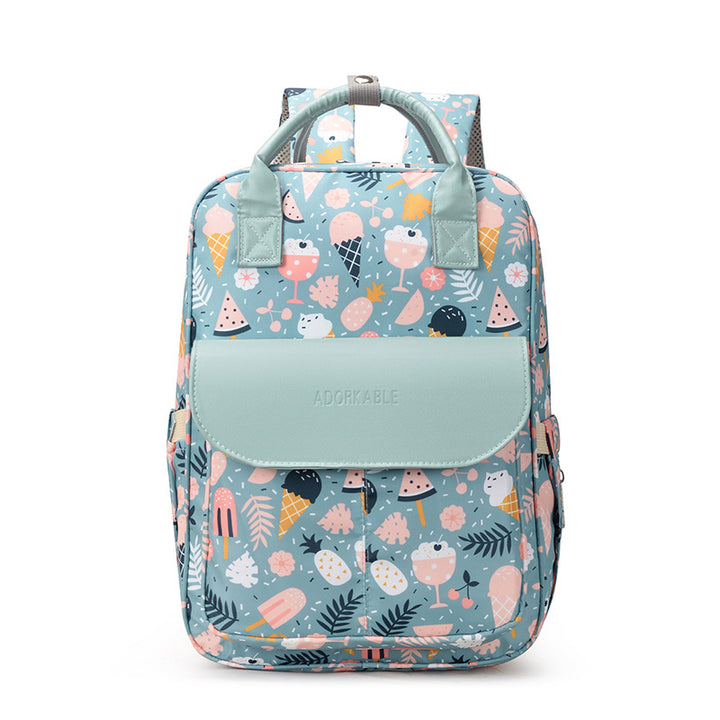 Cat Print Backpack Bowlift