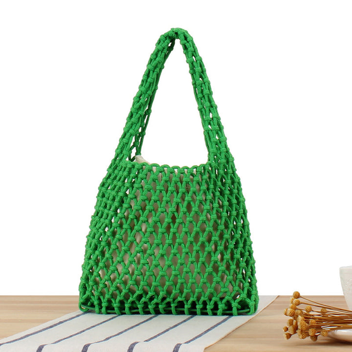 Hand-knotted jute bag Bowlift