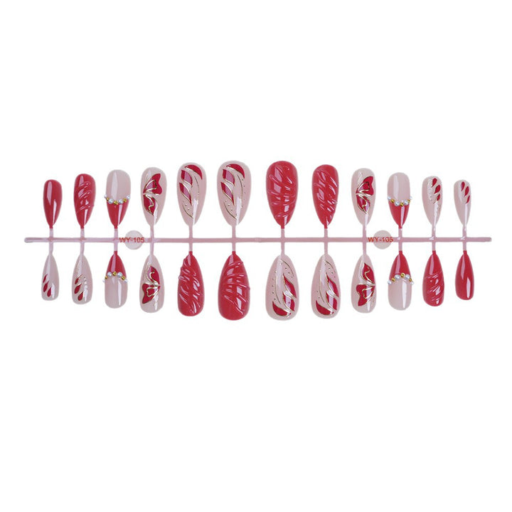 Elegant Press-On Nail Set Bowlift