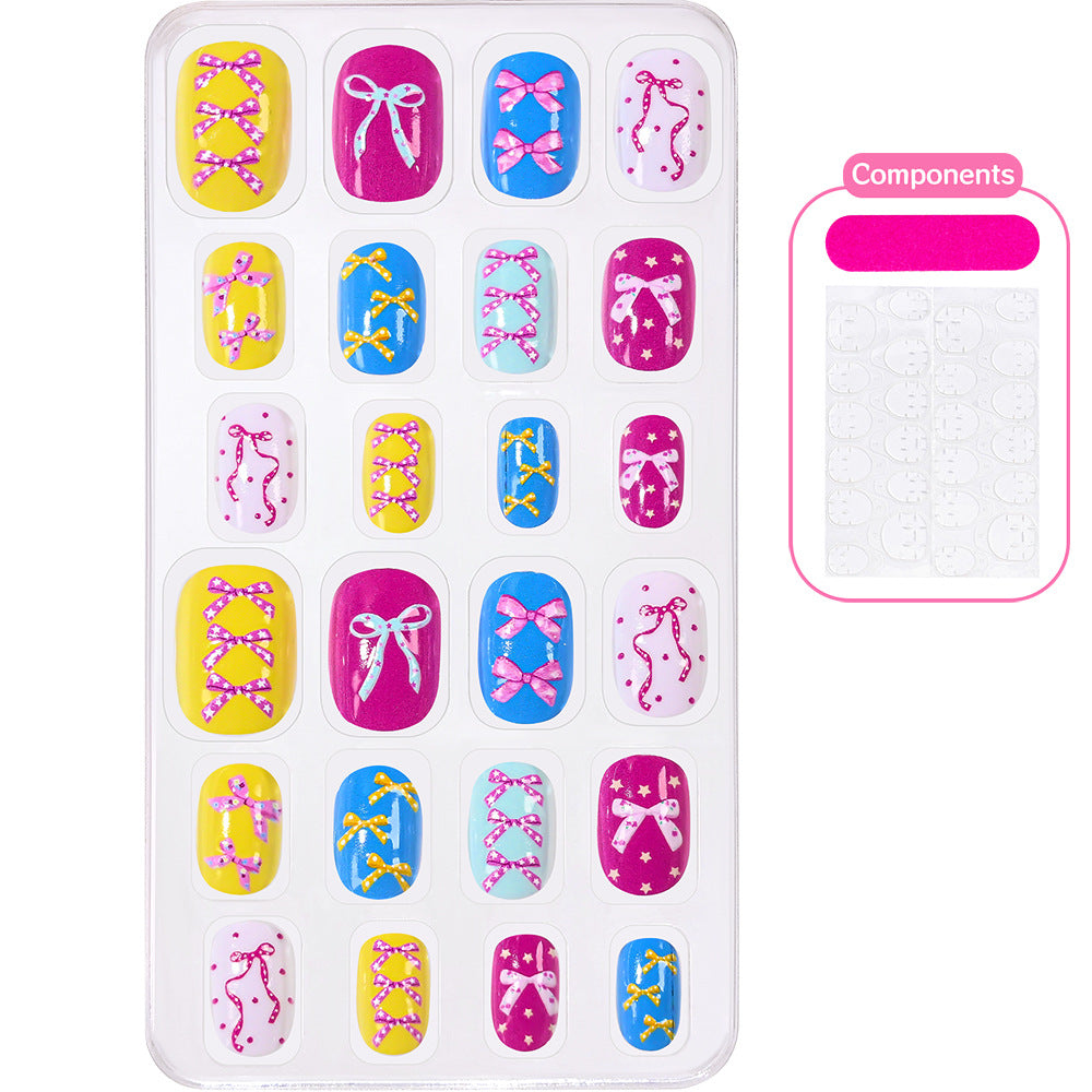 Themed Summer Beach Nail Art Press-On Nails Bowlift