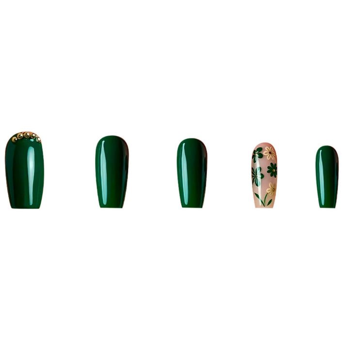 Botanical Nail Art Press-On Set Bowlift