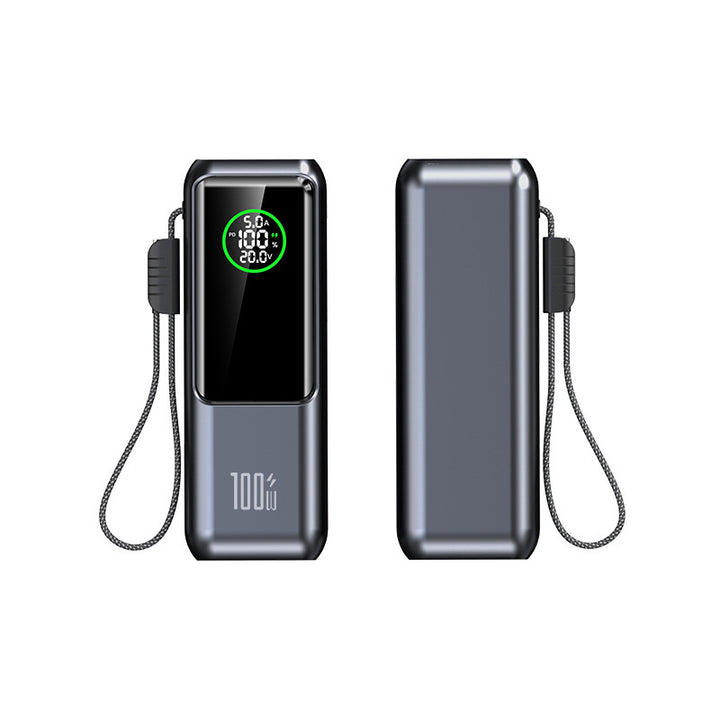 Portable Power Bank with Intelligent Digital Display Bowlift