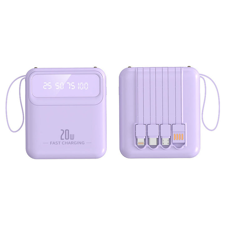 Portable power bank with integrated multifunction charging technology Bowlift