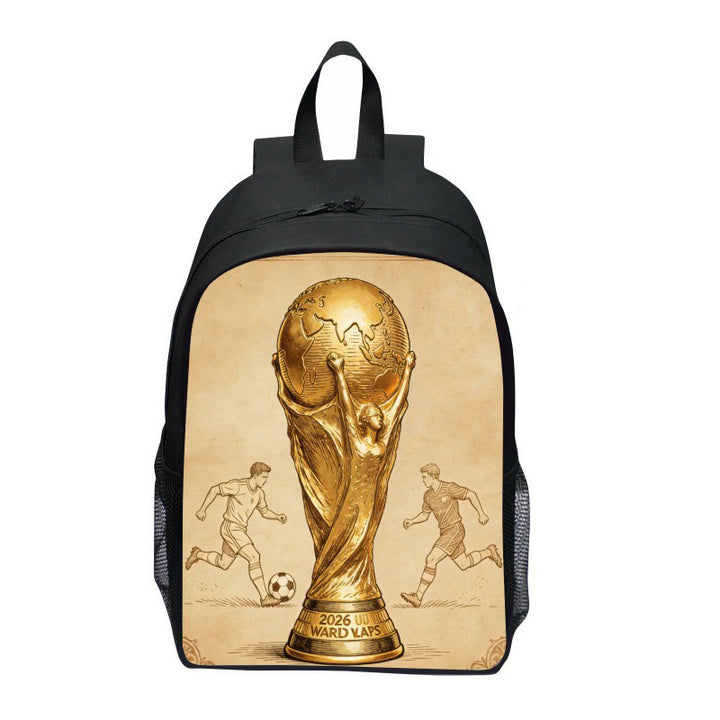 Sporty backpack with Wm trophy design Bowlift
