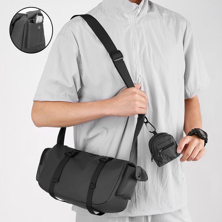 Shoulder bag with ergonomic design and versatile compartments Bowlift
