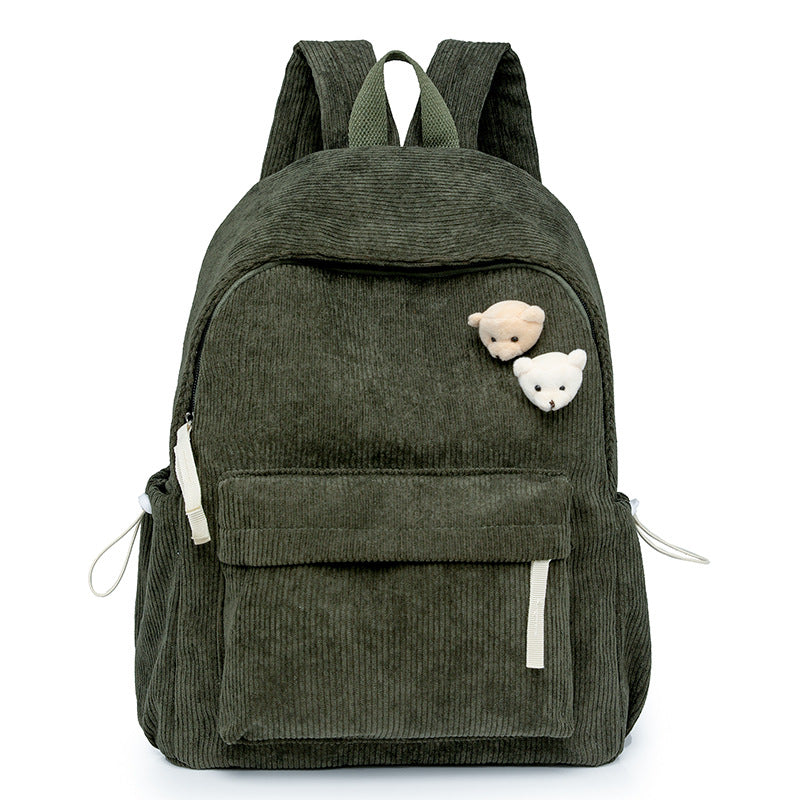 Adorable Plush Character School Backpack Bowlift